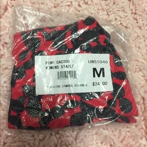 Ethika Women’s Red Cactus Staple NWT Size M